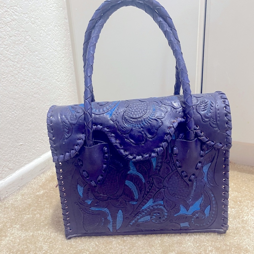 Leather handbag